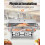Chafing Dish Buffet Set 9L,Easy Assembly, 4 Pack Food-Grade Stainless 6