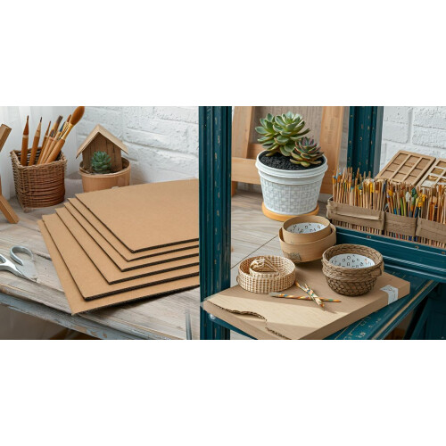 LEO Design A3 Corrugated Cardboard Sheets Dividers for Packing, 2