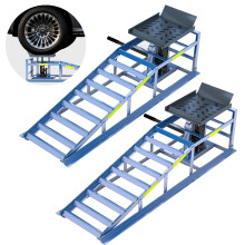 2 Heavy-Duty Car Ramps, 5-Ton (5000 kg) Capacity, High-load Hydraulic