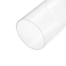 sourcing map Acrylic Pipe Clear Rigid Round Tube 105mm ID 110mm OD 6"
