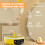 Tissting 4 Eggs Mini Incubator with Transparent Lid,Automatic 3