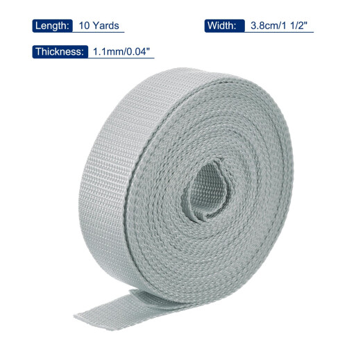 sourcing map 10 Yard/30ft Lightweight Polypropylene Webbing Strap 1