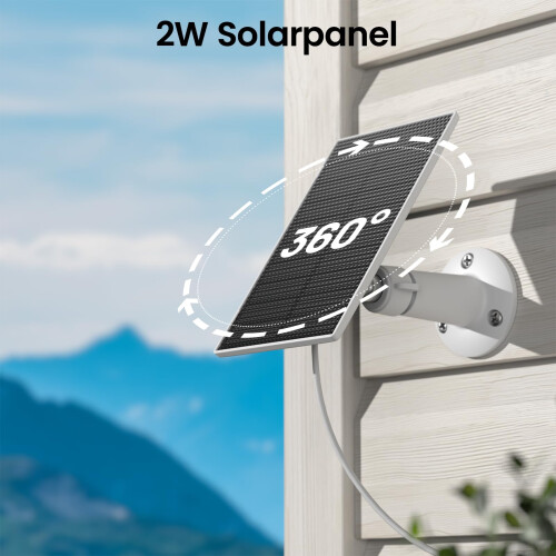 GALAYOU Solar Panel for Security Camera - Type-C Solar Panel for 2