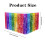 Ycfish Rainbow Party Decorations, Wavy Rainbow Table Skirts, 29 x108 2