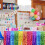 Ycfish Rainbow Party Decorations, Wavy Rainbow Table Skirts, 29 x108 6