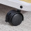 C Shaped Sofa Side Table with Storage Pocket Rolling 12