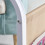 C Shaped Sofa Side Table with Storage Pocket Rolling 13