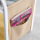 C Shaped Sofa Side Table with Storage Pocket Rolling 14
