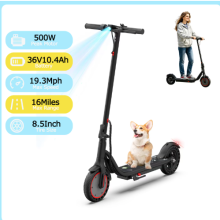 ATSANT S50 ULTRA Electric Scooter 500W powerful Motor 36V10.4Ah 16 Miles Long Range 19.3mph 8.5Inch Foldable Commuter