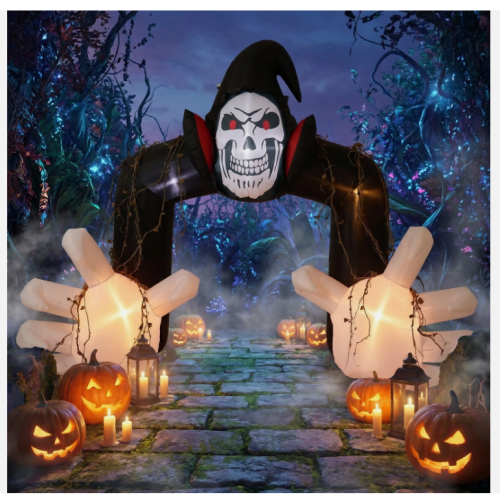Halloween Inflatable Ghost Outdoor Home LED Lights 2