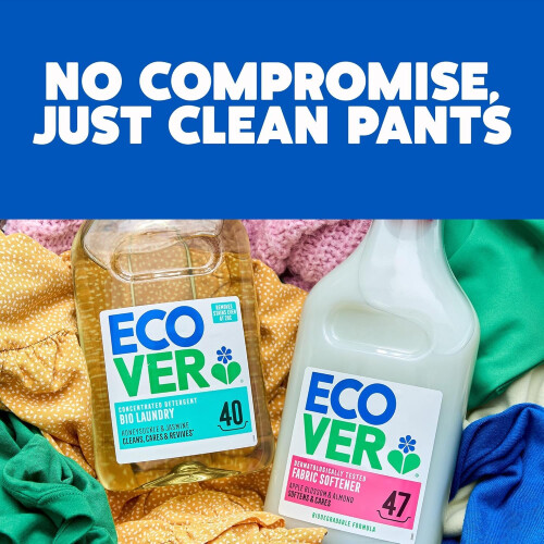 Ecover Ecover Zero Non-Bio Laundry Liquid Refill, Sensitive Skin, 142 Washes, 5L 2