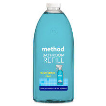 Method Bathroom Cleaner Refill, Eucalyptus Mint, Bathroom Surfaces, 2L