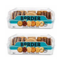 Border Biscuits Classic Sharing Pack 2 x 400g (Pack of 2)