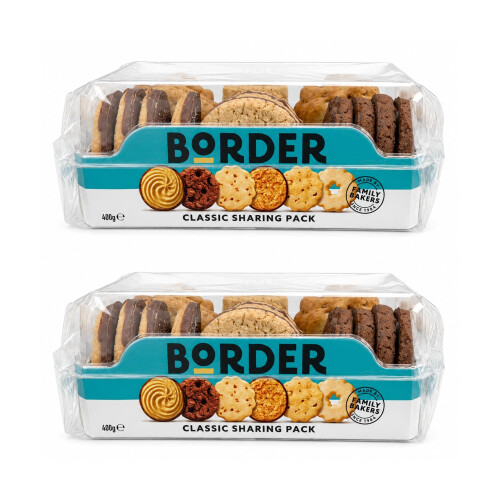 Border Border Biscuits Classic Sharing Pack 2 x 400g (Pack of 2)