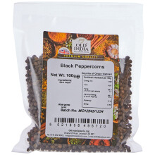 Old India Black Peppercorns 100g