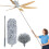 Fogray Extendable Feather Duster with Long Telescopic Pole & Cobweb Brush 1