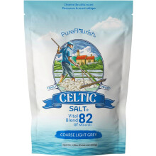 Pure Flourish Celtic Salt 600g | 100% Unrefined | Hand Harvested in France