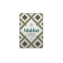 Maldon Garlic Sea Salt Flakes, blended with Wild and Roasted Garlic - Take simple dishes to the next level - Fantastic Flavour - Unique Pyramid-Shape