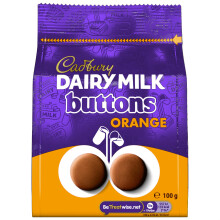 Cadbury Dairy Milk Chocolate Orange Giant Buttons, 100 g (Pack of 1)