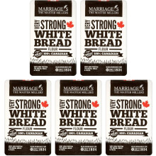W & H Marriage & Son 100% Canadian Very Strong White Flour 1.5kg (Pack of 5)
