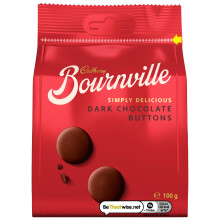 Cadbury Bournville Dark Chocolate Giant Buttons, 100 g (Pack of 1)