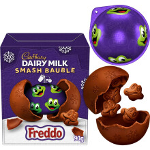 Cadbury Freddo Smash Bauble, Dairy Milk Chocolate, 90 g (Pack of 1)