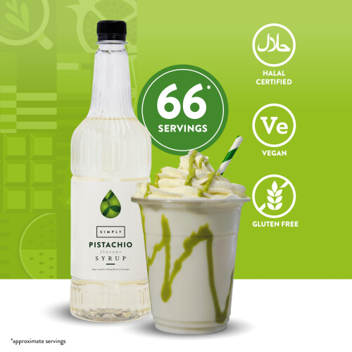 SIMPLY Pistachio Syrup (1 Litre) 2
