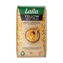 Laila Yellow Split Peas, 1Kg (Pack of 1)