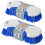 MR.SIGA Multi Purpose Heavy Duty Scrub Brush - Pack of 2 1