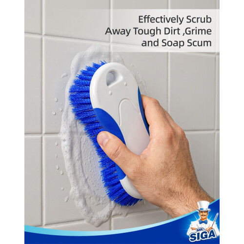 MR.SIGA Multi Purpose Heavy Duty Scrub Brush - Pack of 2 2