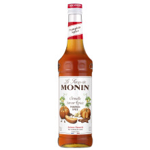 MONIN Premium Pumpkin Spice Syrup 700ml for Coffees, Frappes and Cocktails. Vegan-Friendly, Allergen-Free, 100% Natural Flavours and Colourings. Perfe