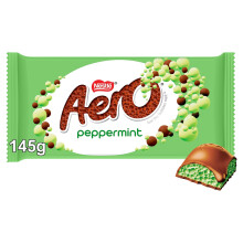Aero Large Peppermint Chocolate Sharing Bar, 145g | Pack of 1