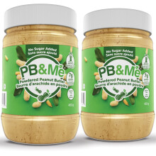 PB&Me Powdered Peanut Butter, No Sugar Added, 0.906 kg 2-Pack