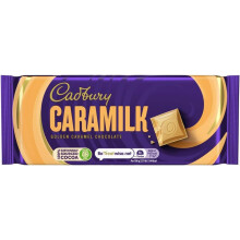 Cadbury Caramilk Golden Caramel Chocolate Bar, White Chocolate Blend, 80 g (Pack of 26)