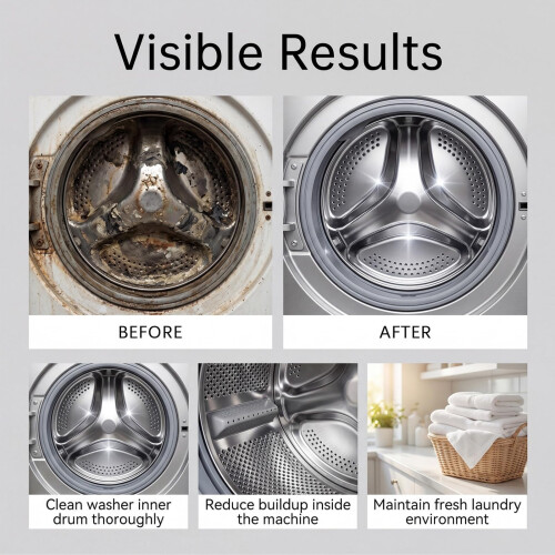 2 * 12PCS Washing Machine Cleaner Pro Tablets,Deep Clean Drum Descaler 1