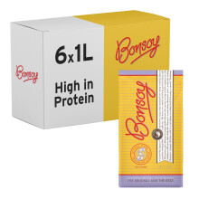 Bonsoy Soya Milk, Premium Plant-Based Drink, High Protein, 1 Litre (6 Pack)