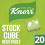 Knorr Knorr Vegetable Stock Cube 20x 10 g 4