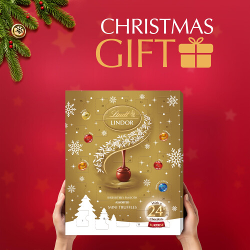 Lindt Lindt Lindor Assorted Chocolate Advent Calendar 117g 2