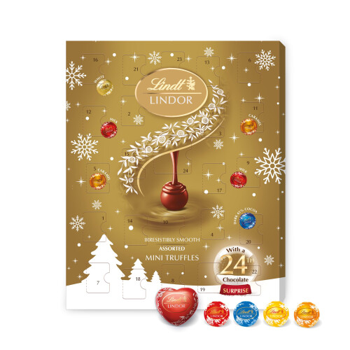 Lindt Lindt Lindor Assorted Chocolate Advent Calendar 117g