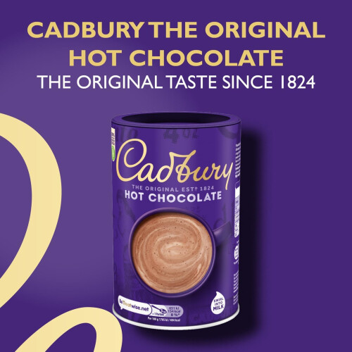 Cadbury Cadbury The Original Hot Chocolate, Classic Drinking Chocolate, 500g 1