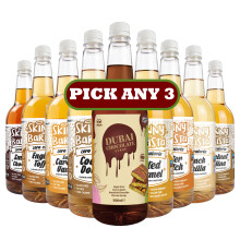 Skinny Food Co Skinny Barista Zero Calorie Coffee Syrup | Pick Any 3 Flavours | Sugar Free, Fat Free, Vegan Friendly, Gluten Free, Ideal for Coffee,