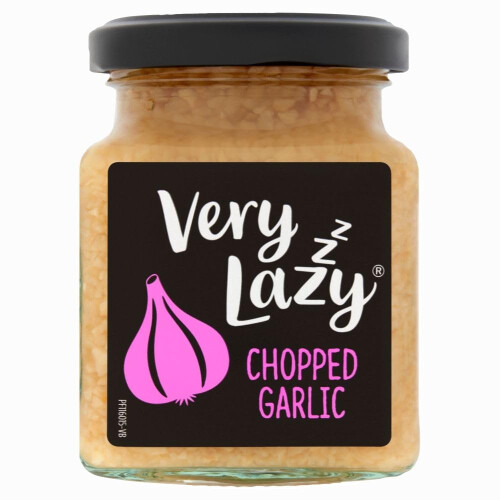 VERY LAZY Chopped Garlic,pack of 6 1