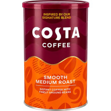 Costa Instant Smooth Medium Roast Coffee, 100g