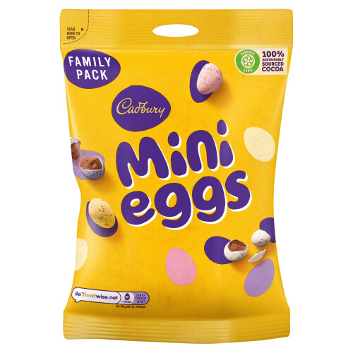 Cadbury Cadbury Mini Eggs Family Bag, 296g