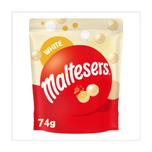 Maltesers White Chocolate Honeycomb Bite Sweets Chocolate Sharing Pouch 74g