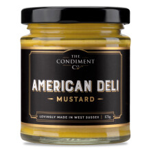 The Condiment Company American Deli Mustard 175g, Yellow Mustard Sauce