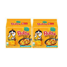 Buldaak Hot Chicken Cheese Flavour Ramen – Pack of 10 x 140g | Spicy Korean Instant Noodles with Creamy Cheese Twist | Halal Certified