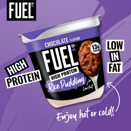 FUEL10K Chocolate High Protein Rice Pudding, 210 g (6-Pack) 2