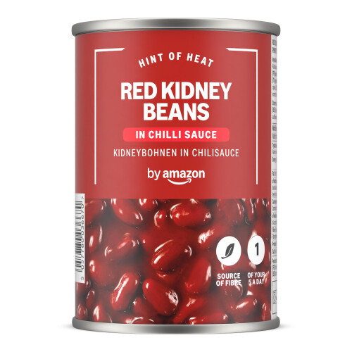 by Amazon Red Kidney Beans in Chilli Sauce, 390g