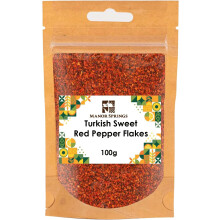 Turkish Sweet Red Pepper Flakes (Pul Biber) 100g by Manor Springs